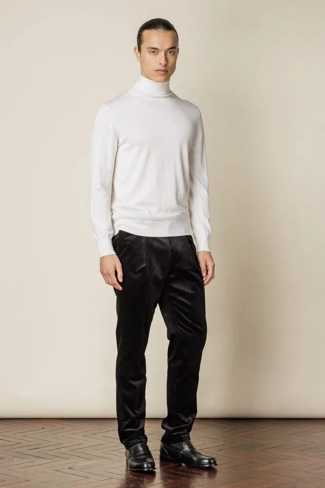 Roll Neck Merino Wool - Off White