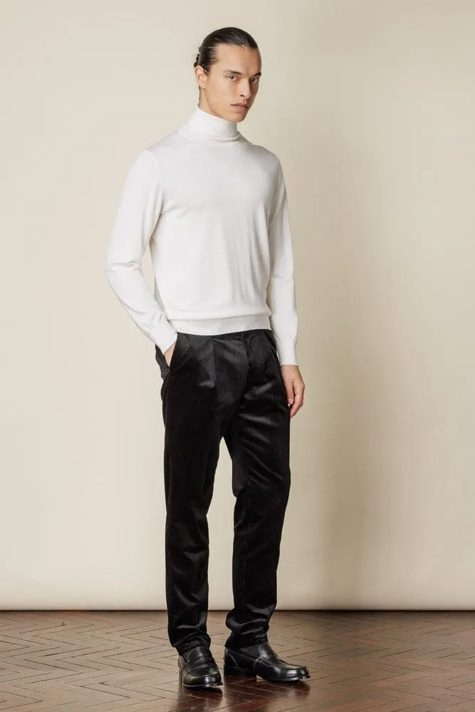 Roll Neck Merino Wool - Off White