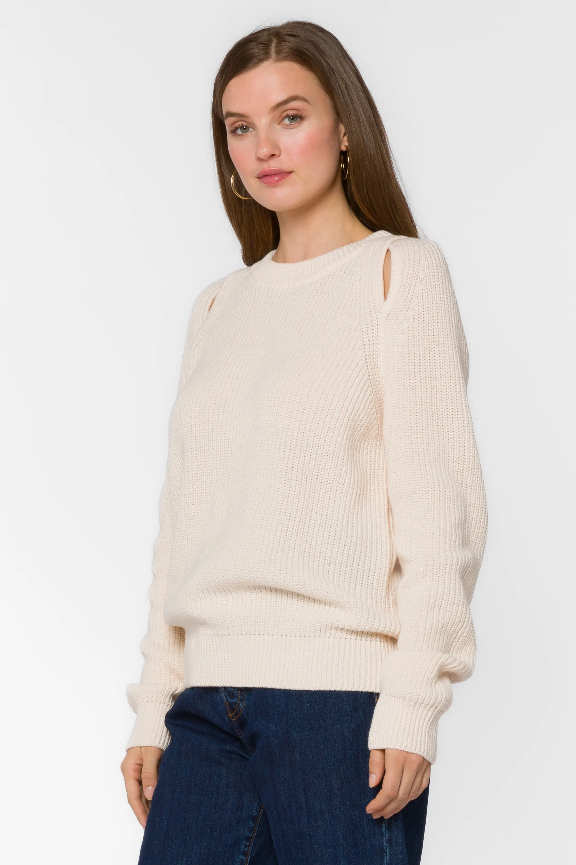 Roya Ivory Sweater