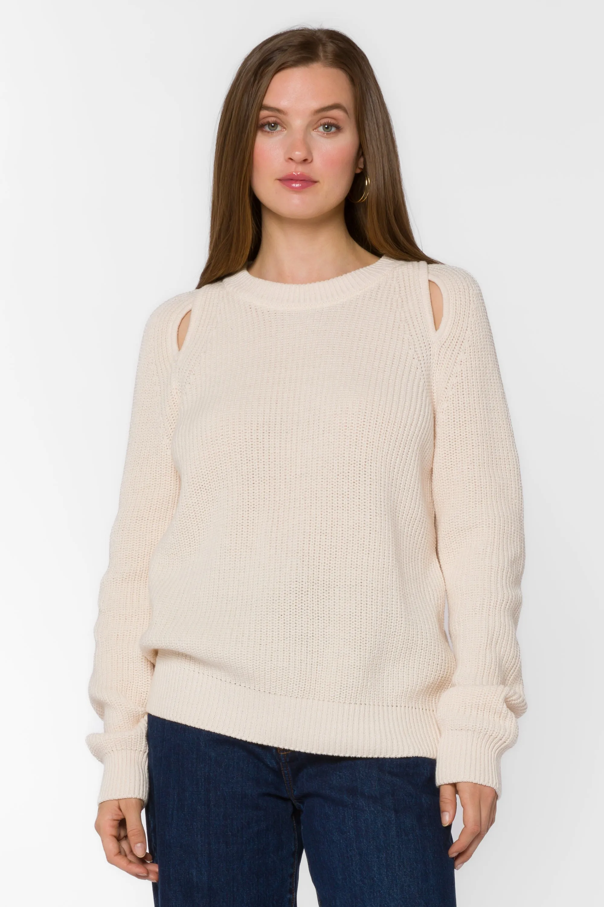 Roya Ivory Sweater