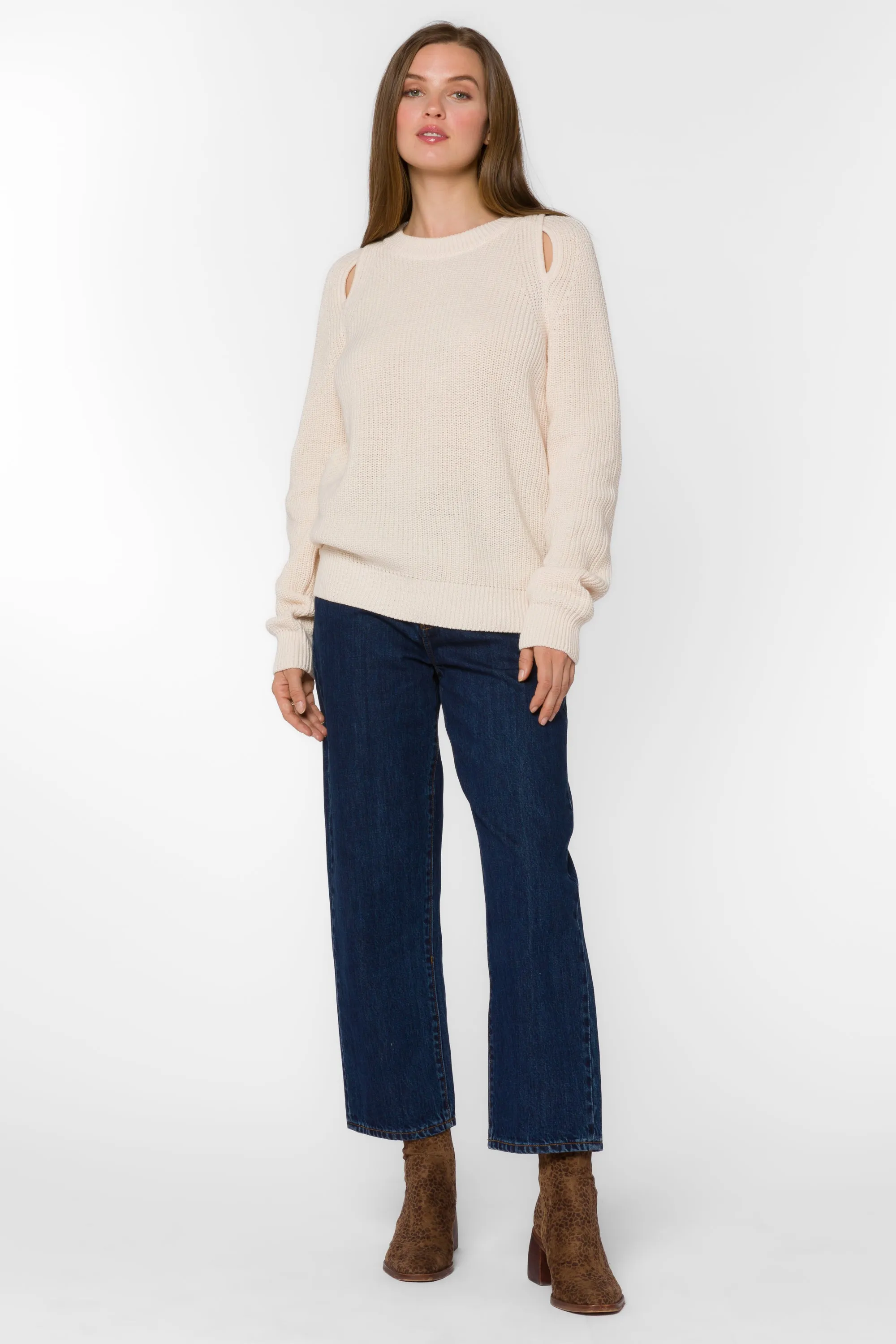 Roya Ivory Sweater