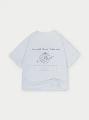 SARTORIAL SPORT T-SHIRT - GREY MARL