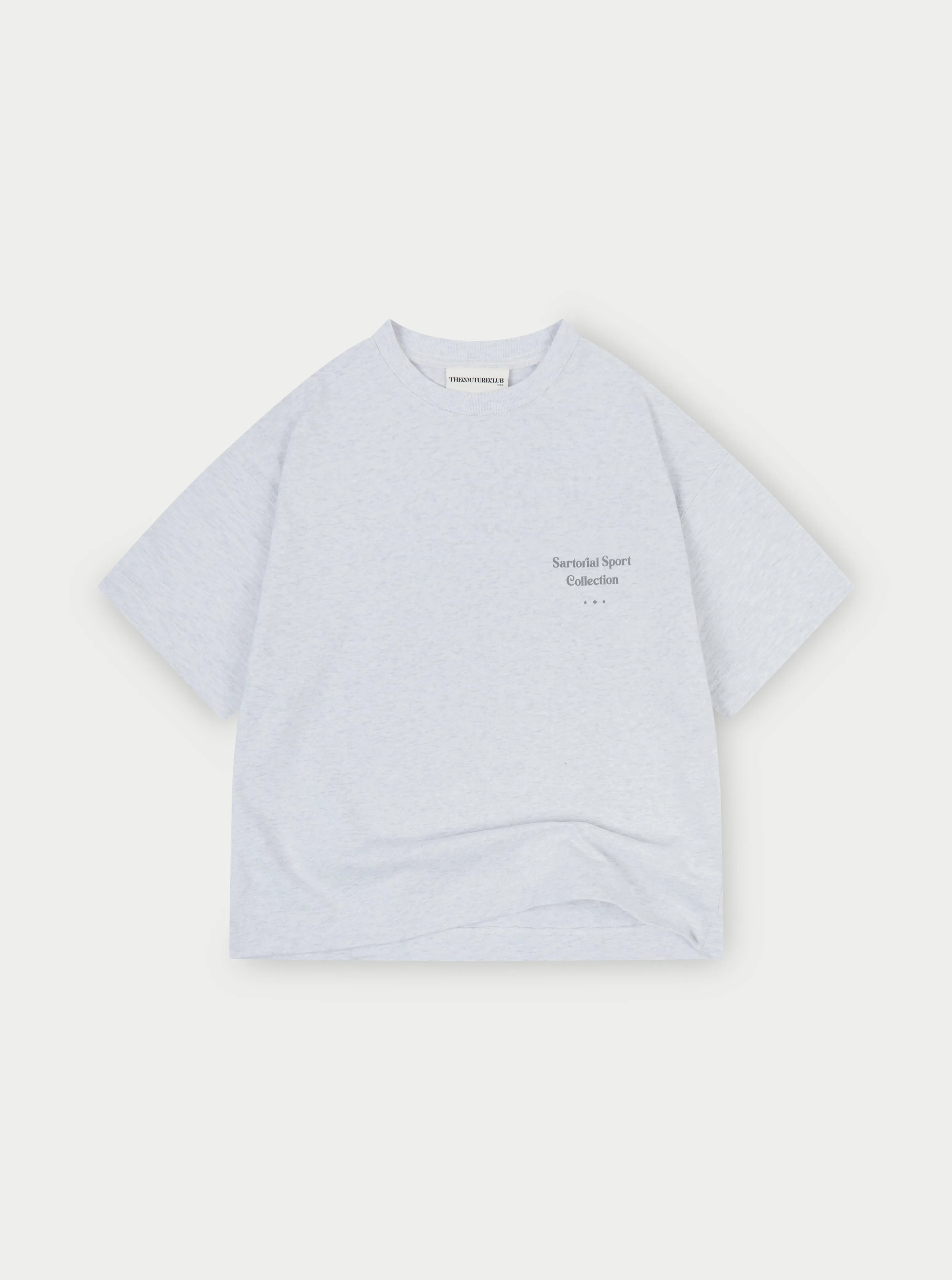 SARTORIAL SPORT T-SHIRT - GREY MARL