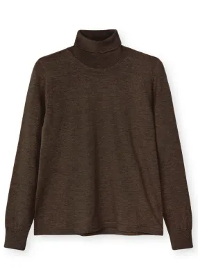 Sibin Linnebjerg Lira Turtleneck Sweater - Brown