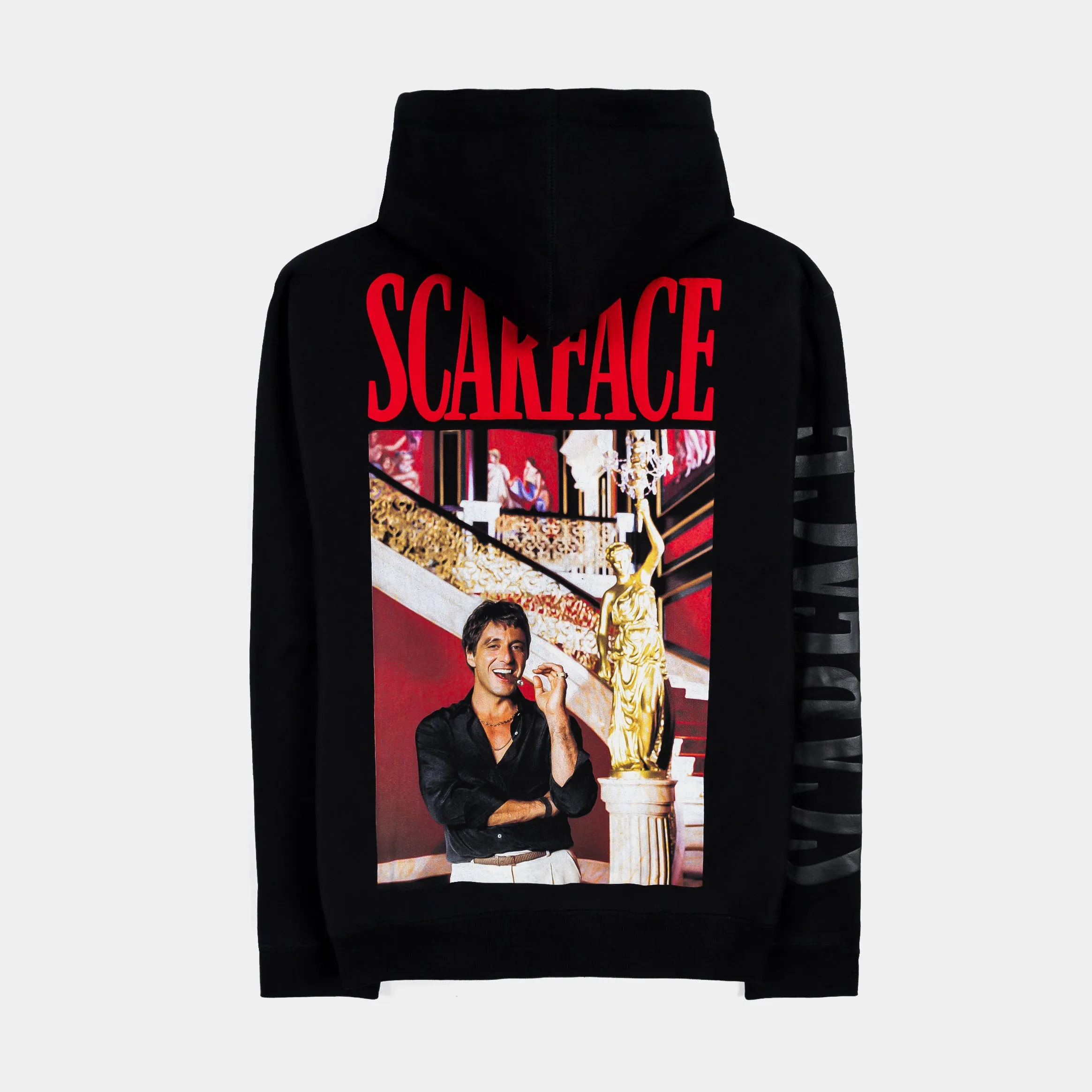 SP x Scarface Mens Black Logo Pullover Hoodie