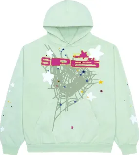 Sp5der SP5 Mint Hoodie (Mint)