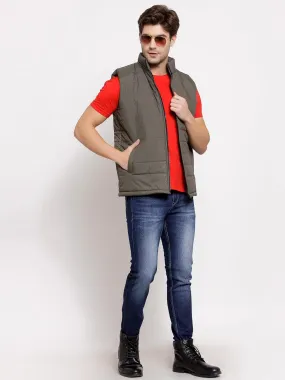 Style Quotient Mens Solid Quilted Jackets