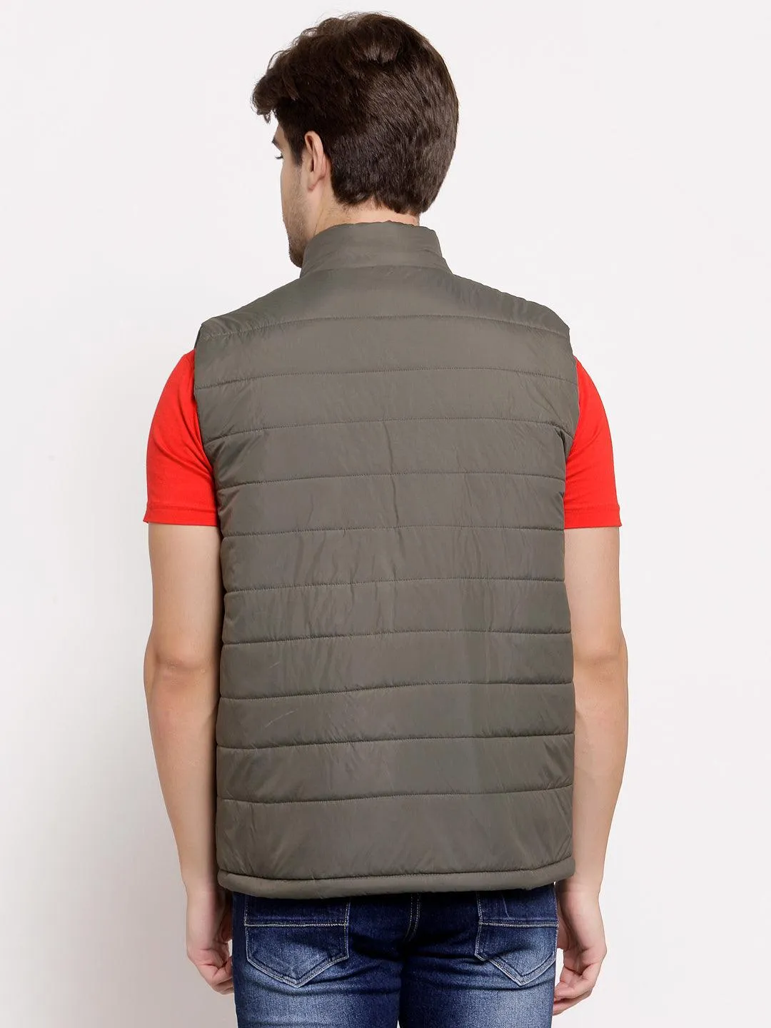 Style Quotient Mens Solid Quilted Jackets