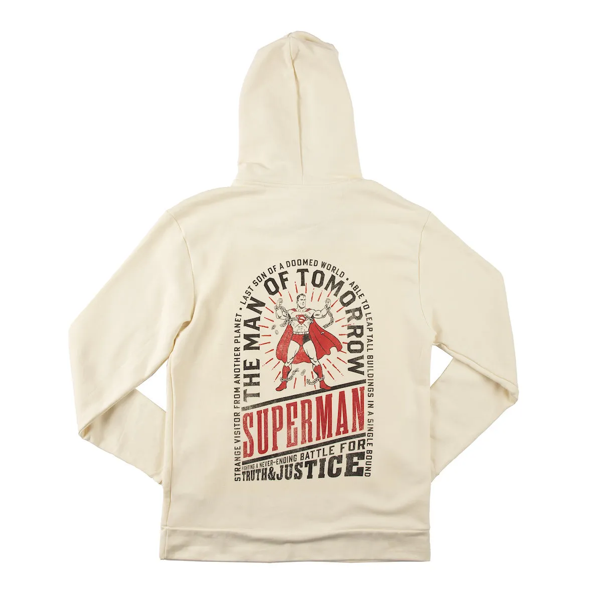 Superman Man of Tomorrow Natural Hoodie