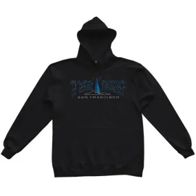 THRASHER SWEAT PYRAMID HOOD BLACK