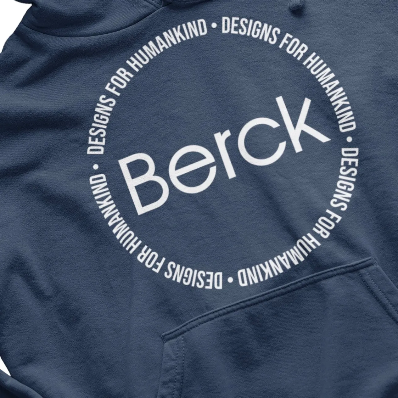 Unisex Berck Circle Graphic Pullover Hoodie Mid-Weight Fleece