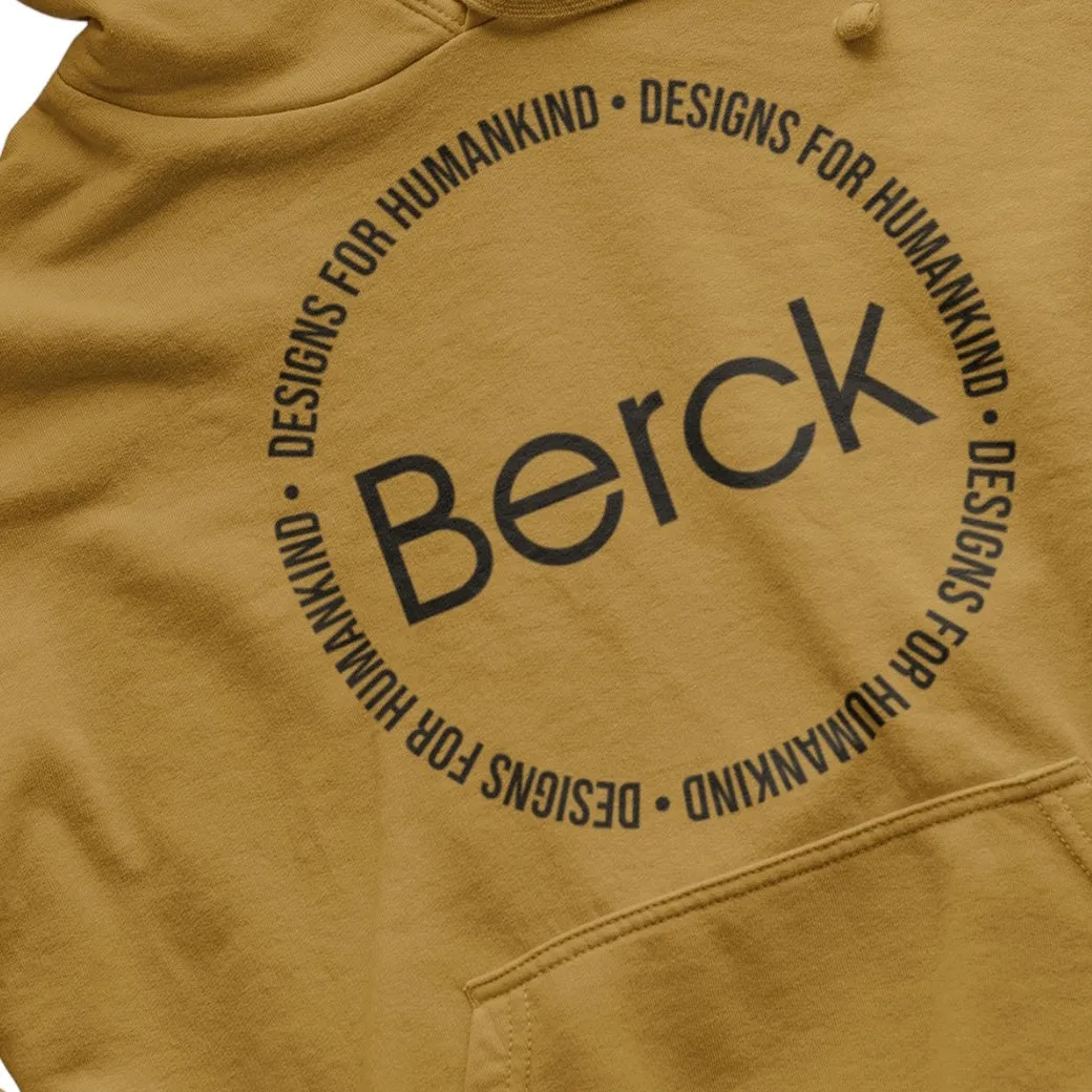 Unisex Berck Circle Graphic Pullover Hoodie Mid-Weight Fleece