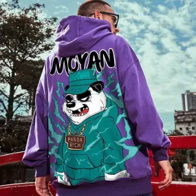 Winter New Sport Men's Super Dalian Hoodie Fashion China Flame Panda Print Hoodie X4459483