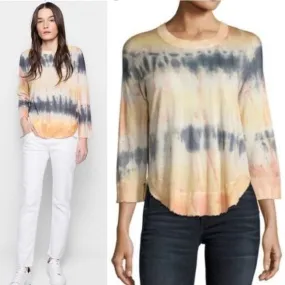 Zadig& Voltaire NWT tie dye raw edge sweater